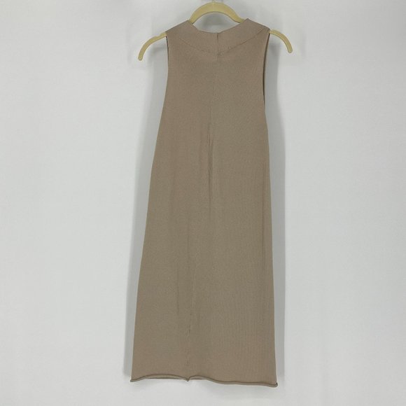 Sarah Pacini Creme bodycon high neck mini dress - Picture 2 of 16